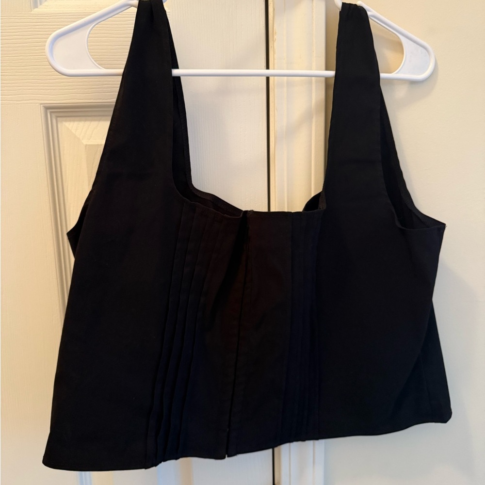Black corset top